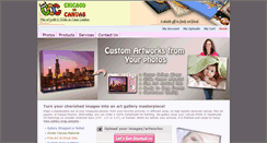Desktop Screenshot of chicagooncanvas.com